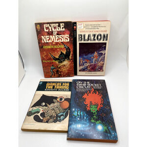 Kenneth Bulmer Lot of 4 Vintage Sci-Fi PBs Cycle Nemesis, Blazon... 1960s-1970s